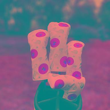 รหัสสินค้า CVF001 ไม้กอล์ฟพรีเมี่ยม!!! ราคาถูกที่สุดในประเทศไทย!!! Head Cover Cute cartoon pattern