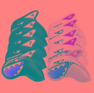 รหัสสิค้า MT-IR002 ไม้กอล์ฟพรีเมี่ยม!!! ราคาถูกที่สุดในประเทศไทย!!! COVER PU Shark ผลิตจากวัสดุ ห