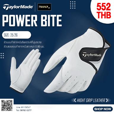 รหัสสินค้า N94639 ไม้กอล์ฟพรีเมี่ยม!!! ราคาถูกที่สุดในประเทศไทย!! Power Bite Gloves ● วัสดุ: ส่วน