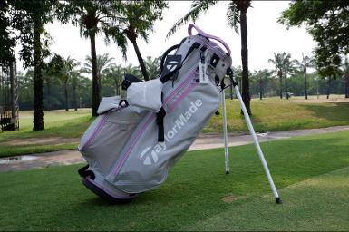 รหัสสินค้า V97599-NS ไม้กอล์ฟพรีเมี่ยม!!! ราคาถูกที่สุดในประเทศไทย!!! TaylorMade PRO Stand Bag gray
